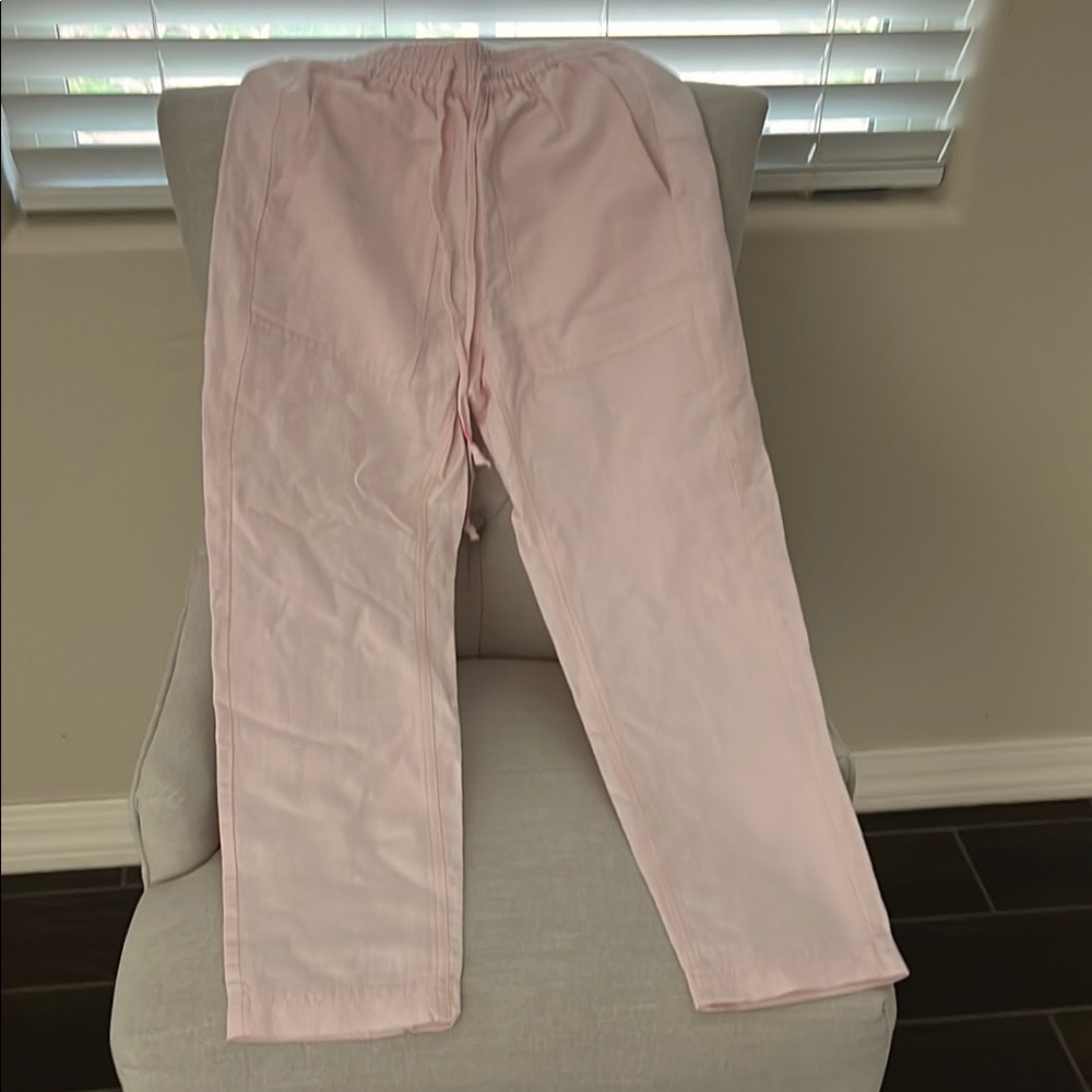 J. Crew Pink Lightweight pant.